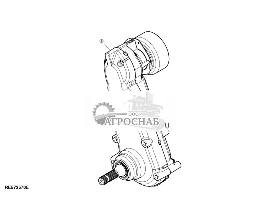 Механизм отбора мощности, коробка отбора мощности - ST863302 488.jpg